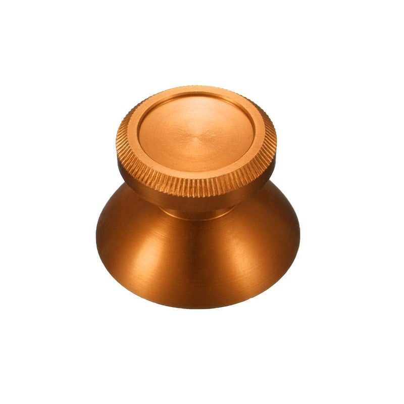 Rowsmau 2PCs Replacement Rocker Metal Analog Joystick Thumbstick Mushroom Caps Repair for PS4 PS3 Xbox One 1 (Gold) - Image 3